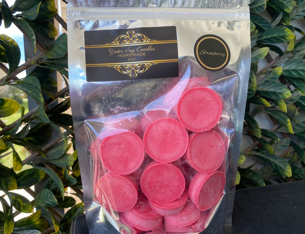 10Pk STRAWBERRY - Circle Soy Wax Melts