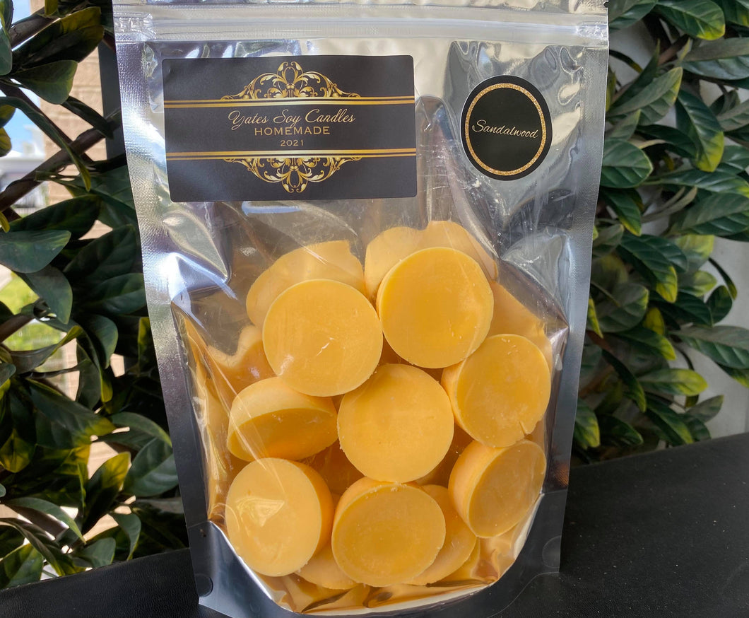 10Pk SANDALWOOD - Circle Soy Wax Melts